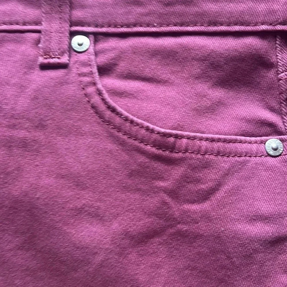 Gloria Vanderbilt Purple Capri pants - Picture 4 of 5